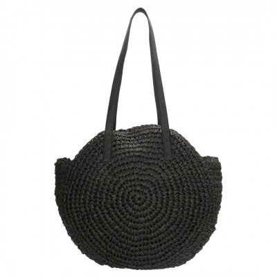 Foto van Pe-Florence Straw Shopper 18141 Zwart