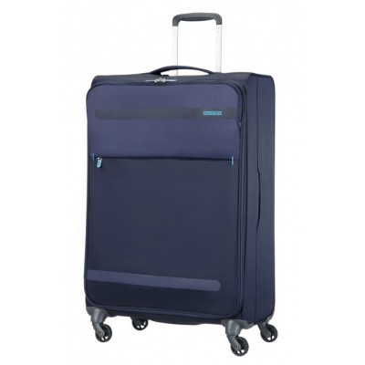 Foto van American Tourister Herolite Super Light Spin. 74cm Midnight Blue