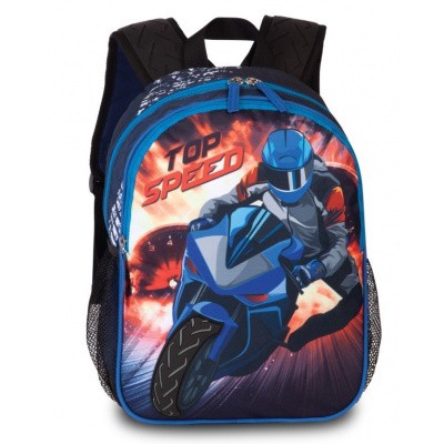 Foto van Fabrizio Kinderrugtas 20613 3D Motor Donker Blauw