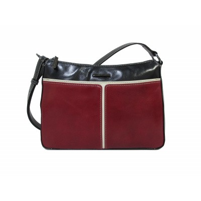 Foto van Claudio Ferrici Quatro Stagioni Shoulderbag 23009 Navy/Red
