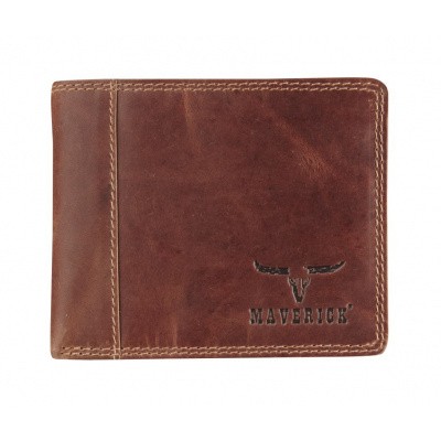 Foto van Maverick Dalian II Compact Billfold RFID Donker Bruin