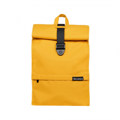 Foto van Bold Banana Roll Top Backpack Yellow Beetle