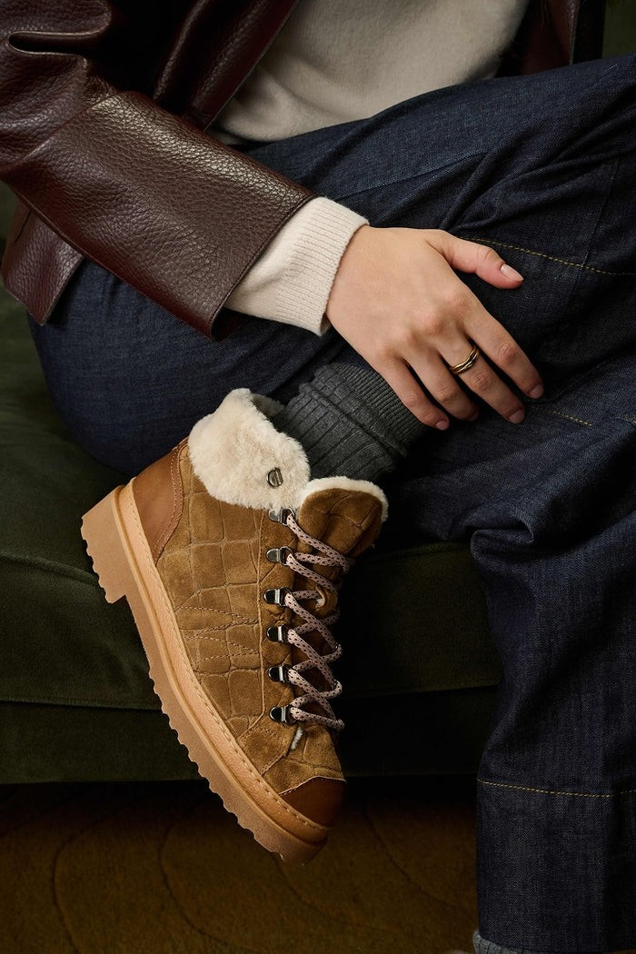 Hoge veterschoen