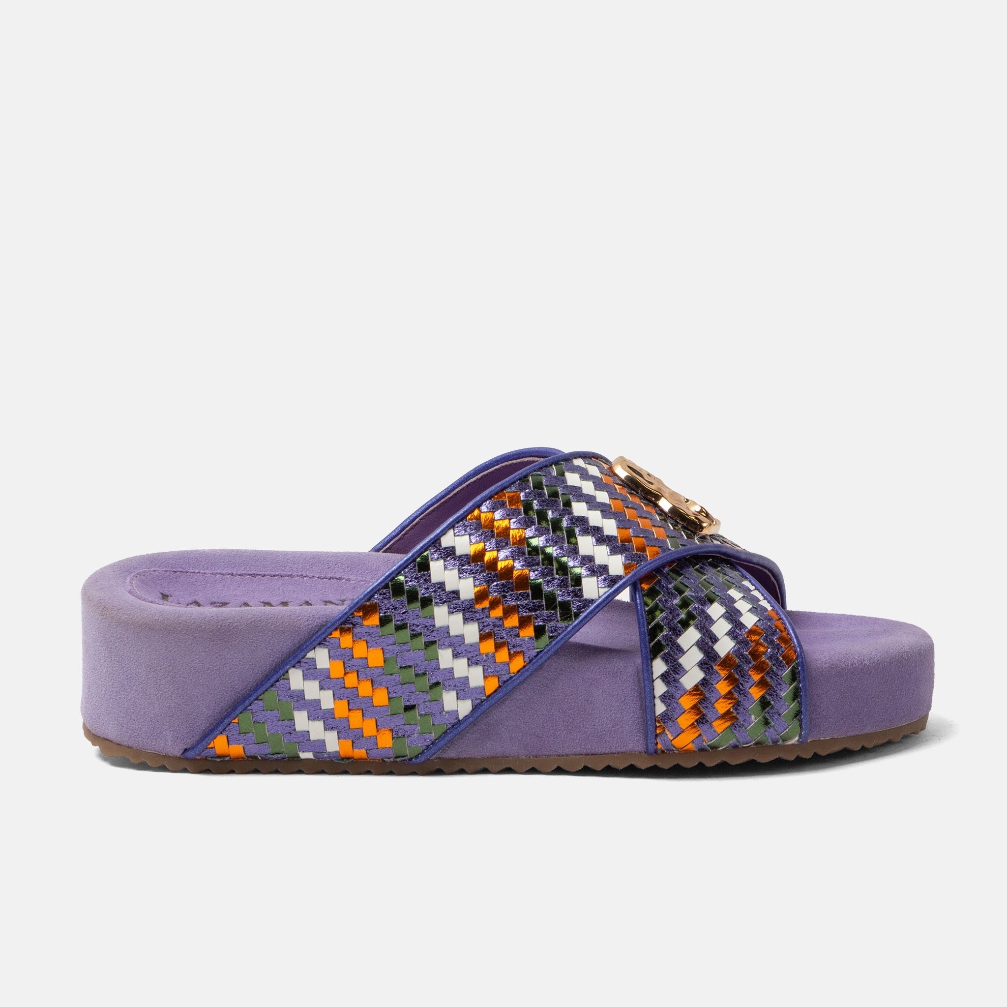 Slipper met plateauzool