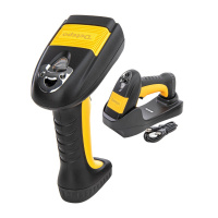 Industriële Barcode Scanner Draadloos met Bluetooth of USB - 1D, 2D QR Codes - met Houder