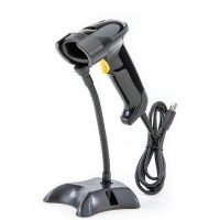 Barcode Scanner met USB aansluiting - 1D Codes - met Standaard