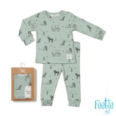 Feetje Zookeeper Zack Sleepwear Mint Feetje Zookeeper Zack Sleepwear Mint