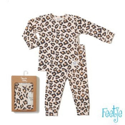 Feetje Leopard Luxe Sleepwear Perzik Feetje Leopard Luxe Sleepwear Perzik