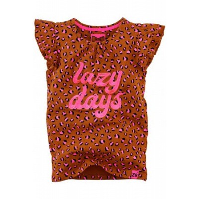 Z8 girls Ulrike T-shirt Cognac/Leopard Z8 girls Ulrike T-shirt Cognac/Leopard