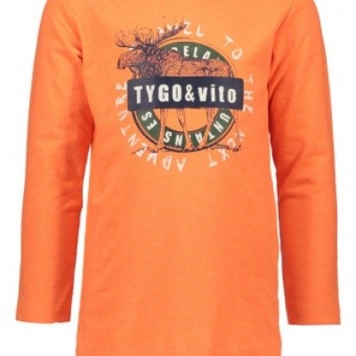 Tygo & Vito longsleeve neon orange Tygo & Vito longsleeve neon orange