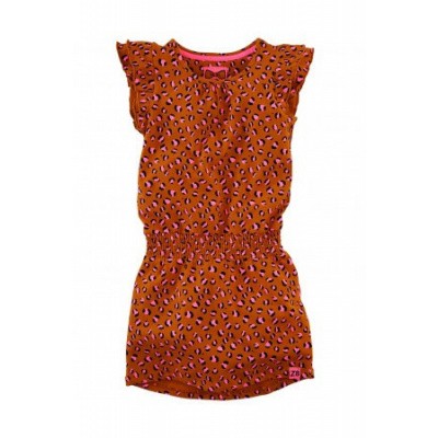 Z8 girls Lyla Dress Cognac/Leopard Z8 girls Lyla Dress Cognac/Leopard