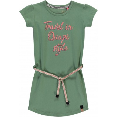 Quapi girls dress Saar dusty olive Quapi girls dress Saar dusty olive
