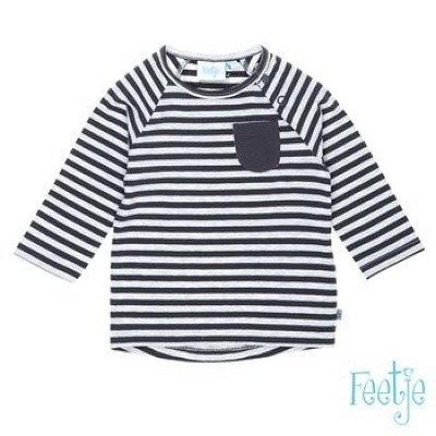 Feetje longsleeve streep mister mini grey Feetje longsleeve streep mister mini grey