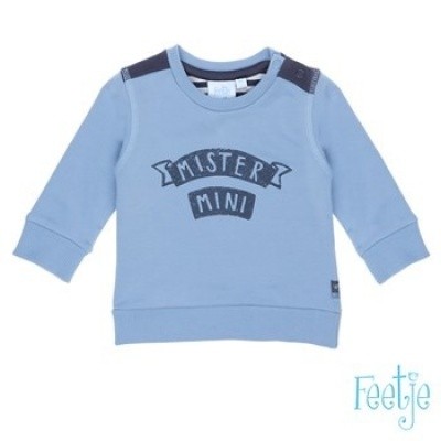 Feetje sweater mister mini blue Feetje sweater mister mini blue