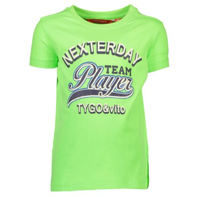 Tygo & Vito neon T-shirt Team Player 347 green geeko Tygo & Vito neon T-shirt Team Player 347 green geeko