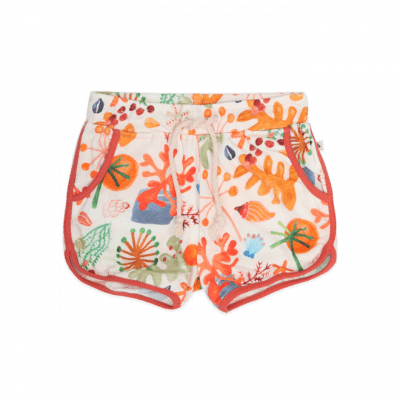 Ammehoela retro shorts with coral print Ammehoela retro shorts with coral print