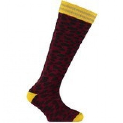 Quapi girl Teuni 2 kniekous Bordeaux Leopard Quapi girl Teuni 2 kniekous Bordeaux Leopard