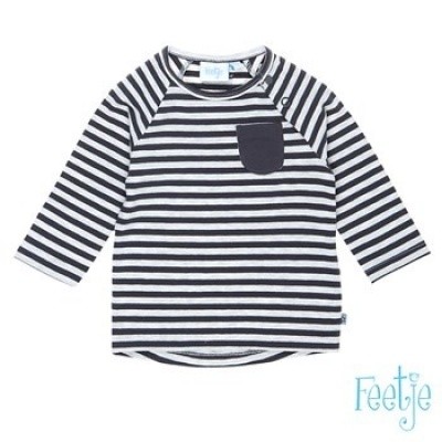 Feetje longsleeve streep mister mini grey Feetje longsleeve streep mister mini grey