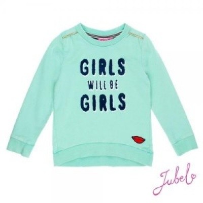 Jubel Sweater girls sisterhood mint Jubel Sweater girls sisterhood mint