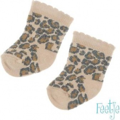 Feetje newborn girls Sokken All over print Zand Panther Perfect Feetje newborn girls Sokken All over print Zand Panther Perfect