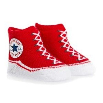 Converse Infant Booties red/white Converse Infant Booties red/white