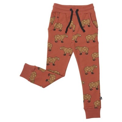 CarlijnQ Boys Capibara - Sweatpants Rood/All over print Capibara CarlijnQ Boys Capibara - Sweatpants Rood/All over print Capibara