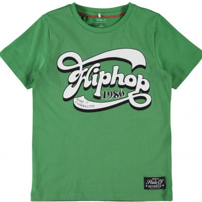 Name it boys shirt hip hop green Name it boys shirt hip hop green