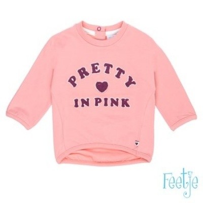 Feetje baby girl sweater pink pretty with pink Feetje baby girl sweater pink pretty with pink