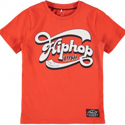 Name it boys shirt hiphop orange Name it boys shirt hiphop orange