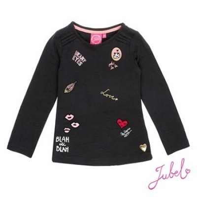 Jubel longsleeve badges black Jubel longsleeve badges black