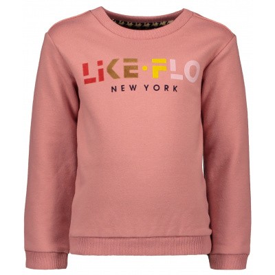 Flo meisjes sweater old pink Flo meisjes sweater old pink