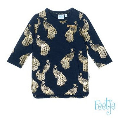 Feetje girl Jurk all over print - Hotel Moonrise Marine Feetje girl Jurk all over print - Hotel Moonrise Marine
