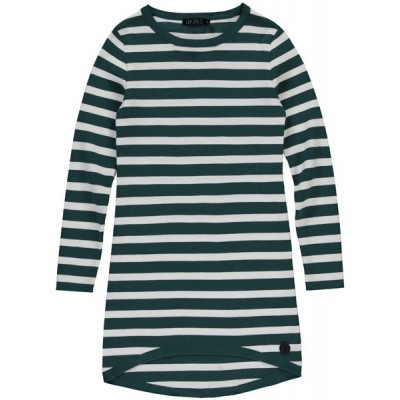 Lev Girls Dress Babine Emerald Green stripe Lev Girls Dress Babine Emerald Green stripe