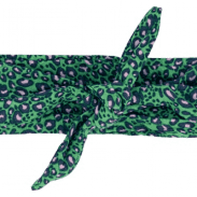 Quapi Haarband Athilda Jungle Green Leopard Quapi Haarband Athilda Jungle Green Leopard