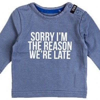 Beebielove baby boys Longsleeve Brave BLU Beebielove baby boys Longsleeve Brave BLU