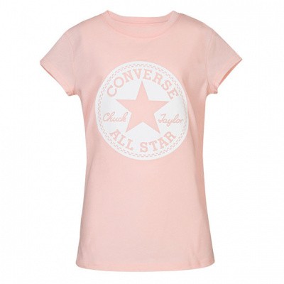 Converse girls Chuck Taylor Signature Tee Pink Foam Converse girls Chuck Taylor Signature Tee Pink Foam
