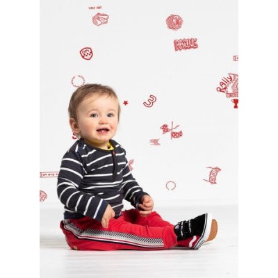 Quapi baby boy Valentijn Longsleeve Tires Grey Stripe Quapi baby boy Valentijn Longsleeve Tires Grey Stripe