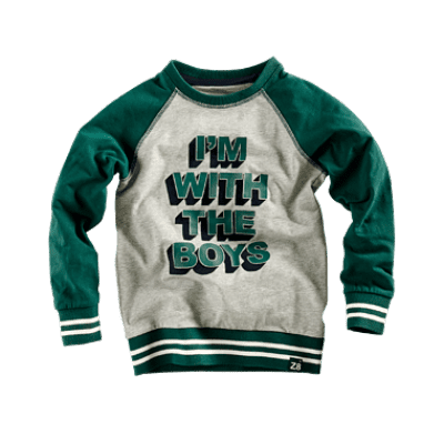 Z8 boys longsleeve Benzion Gentleman grey/Bottle green Z8 boys longsleeve Benzion Gentleman grey/Bottle green