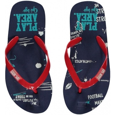 Quapi jongens Flipflops Slippers Navy Text All Over Quapi jongens Flipflops Slippers Navy Text All Over