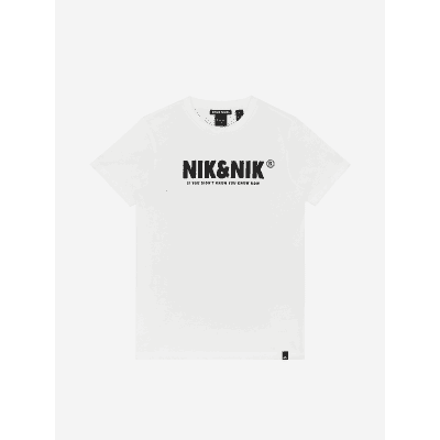 Nik & Nik Boys You Know T-Shirt Off White Nik & Nik Boys You Know T-Shirt Off White