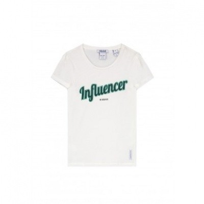 Nik & Nik Girls Influencer T-shirt Off White Nik & Nik Girls Influencer T-shirt Off White