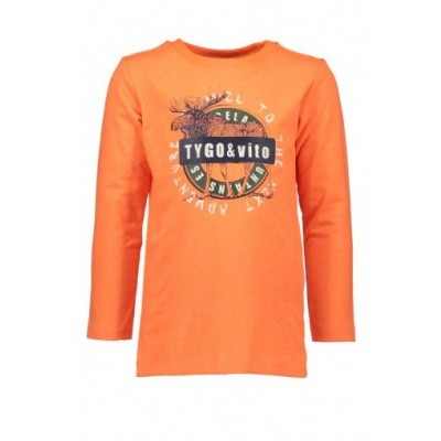 Tygo & Vito longsleeve neon orange Tygo & Vito longsleeve neon orange