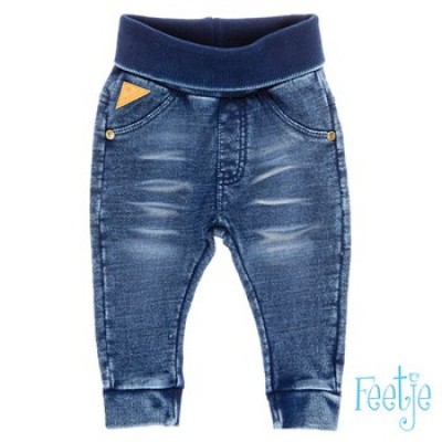 Feetje Blue denim broek uni Knitted slim fit denim Feetje Blue denim broek uni Knitted slim fit denim