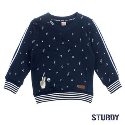 Sturdy Sweater all over print 24-7 Tuning Vibes Marine Sturdy Sweater all over print 24-7 Tuning Vibes Marine