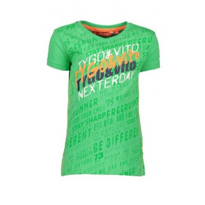 Tygo & Vtio boys T-shirt Nexterday 360 Green Tygo & Vtio boys T-shirt Nexterday 360 Green