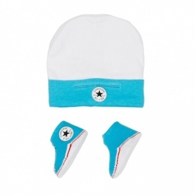 Converse Infant Hat & Booties Mesange 0-6 mnd Converse Infant Hat & Booties Mesange 0-6 mnd