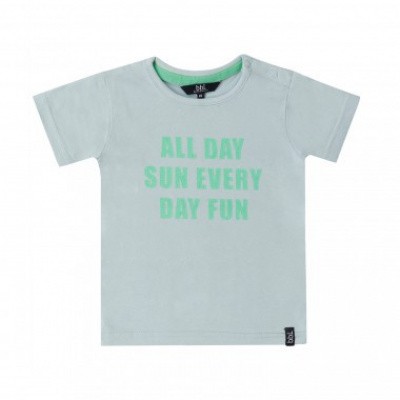 Beebielove boys t-shirt all day sun Pastel green Beebielove boys t-shirt all day sun Pastel green
