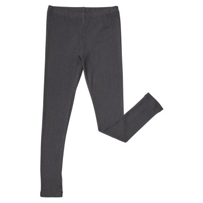 CarlijnQ girls Basics-Legging (Grey-Rib) CarlijnQ girls Basics-Legging (Grey-Rib)