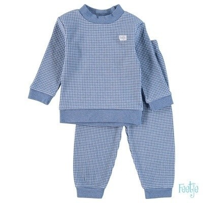 Feetje pyjama Blue Melange Feetje pyjama Blue Melange