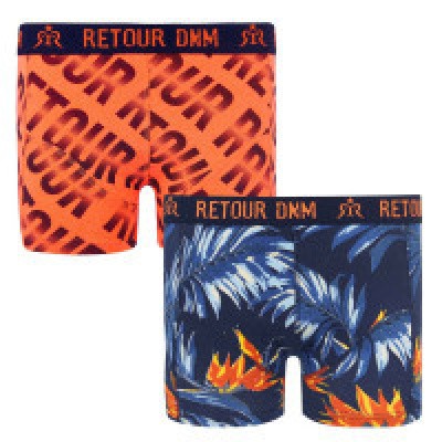 Retour boys shorts Winsor dark navy/orange Retour boys shorts Winsor dark navy/orange